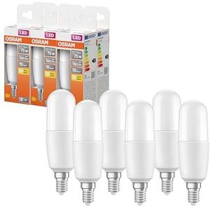 Osram - Buisvormige Led Lamp - Warm Wit - E14 Fitting - Set van 6