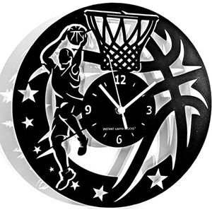 Instant Karma Clocks Wandklok basketbal speler geschenkidee