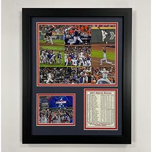 Atlanta Braves | 2021 World Series Champions | 12 ""x15"" ingelijste fotocollage (Mozaïek)