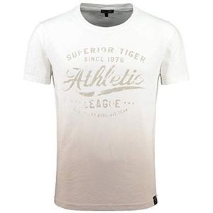 KEY LARGO Athletics Ronde T-shirt voor heren, zand (1005), S
