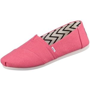 TOMS Alpargata Loafer Flat voor dames, Shell Pink Heritage Canvas, 36 EU