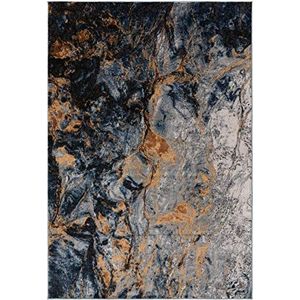 benuta TRENDS Tapijt, polyester, blauw, 120x170 cm