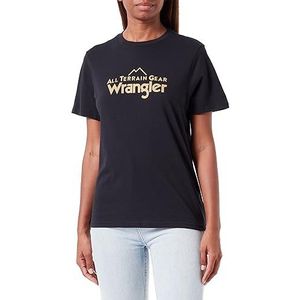 All Terrain Gear by Wrangler T-shirt met logo voor dames, jet black, XL