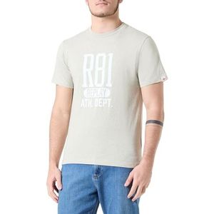 Replay Heren regular fit T-shirt van katoen, M64 Light Mint Melange, L