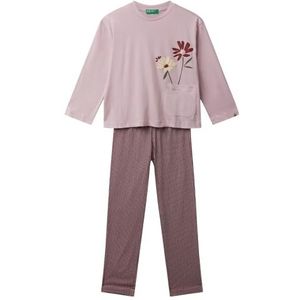 United Colors of Benetton Pyjamaset voor meisjes en jongens, Paars, S