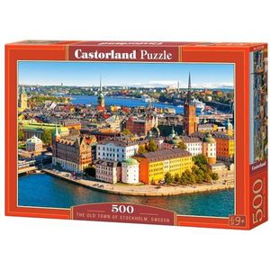 The Old Town of Stockholm, Sweden Puzzel (500 stukjes)