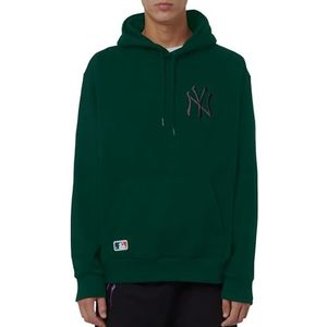 New Era Heren League Essntls Os Hoody Neyyan Dkgnvy New York Yankees sweatshirt met capuchon, Groen, XS