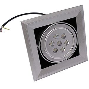 Cablematic inbouwlamp, LED, downlight, 7 W, wit, 20 x 20 cm, vierkant