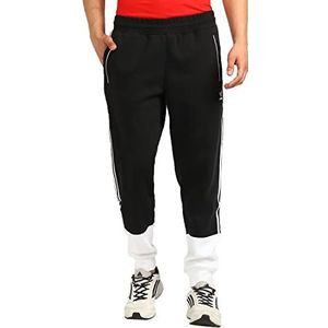 adidas SST Fleece TP sportbroek, zwart/wit, XS voor heren, zwart/wit, XS