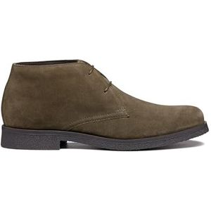 Geox Heren Uomo Claudio A enkellaars, militair, 40 EU, legergroen, 40 EU