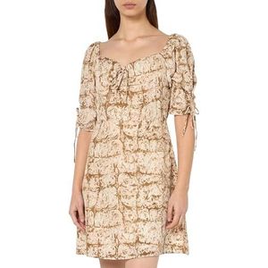 RAIDO Dames mini-jurk 21123280-RA02, beige, S, mini-jurk, S