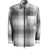 JACK & JONES Jcocover Boucle Zip Overshirt, pavement, L