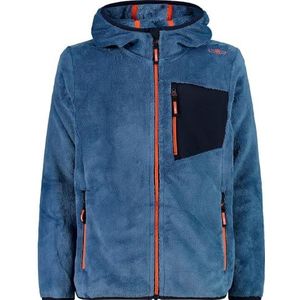 CMP - Kid Jacket Fix Hood, Bluestone, 128