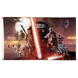 Star Wars Star Wars WinCraft Star Wars/Originele Trilogie Rebel Symbool 3' X 5' Vlag - DeluxeWinCraft Star Wars/Originele Trilogie Rebel Symbool 3' X 5' Vlag - Deluxe, Veelkleurig, NA