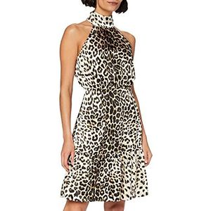 Vesper Camellia jurk voor dames, Veelkleurig (Cheetah C), 38 NL