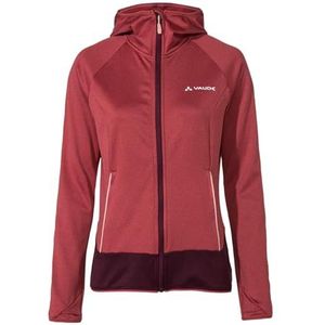 VAUDE Tekoa Fleece Jacket II Fleecejack voor dames, functionele fleece overgangsjas met capuchon, warme tussenjas voor wandelen met stretch-aandeel