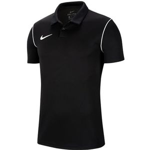 Nike Uniseks-Kind Short Sleeve Polo Y Nk Df Park20 Polo, Zwart/Wit/Wit, BV6903-010, XL