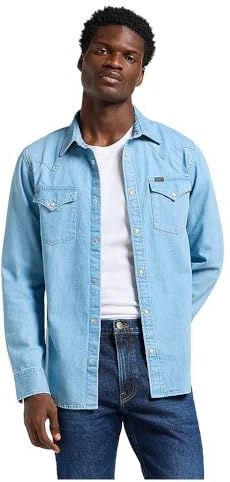 Lee - Regular Western - Overhemd - Lichtblauw - Lange Mouwen