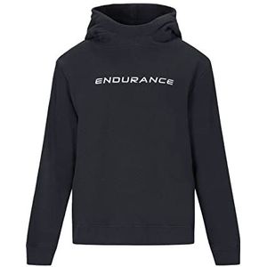 Endurance Unisex sweatshirt Glakrum met merkprint 1001 Black, 128