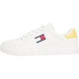Tommy Jeans - Essential - Sneakers - Geel / Wit