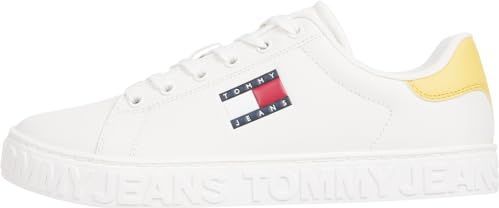 Tommy Jeans - Essential - Sneakers - Geel / Wit