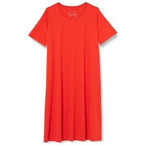 Samoon Dames 281003-26211 jurk, Power Red, 44, power rood, 44