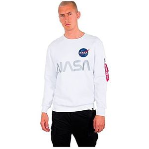 Alpha Industries NASA Reflecterende Sweater voor heren White