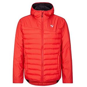 Ziener NANTANO warmtejack voor heren, outdoor, skitour, winddicht, wol, PFC-vrij, rood, 56
