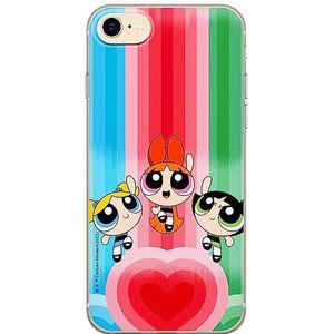 ERT GROUP mobiel telefoonhoesje voor Iphone 7/8/ SE 2/ SE 3 origineel en officieel erkend The Powerpuff Girls patroon The Powerpuff Girls 036, hoesje is gemaakt van TPU