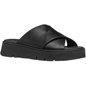 Geox D DANDRA 40 C damessandalen, zwart, 37 EU, zwart, 37 EU