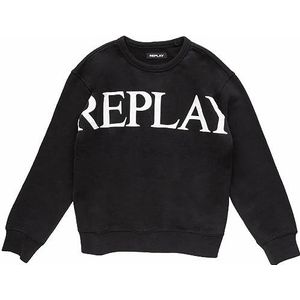 Replay Sweatshirt voor jongens, 098 Black, 16 Jaar