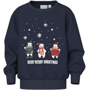 Sweatshirt - Kerst - Geborstelde Sweatstof - Lange Mouwen - Regular Fit