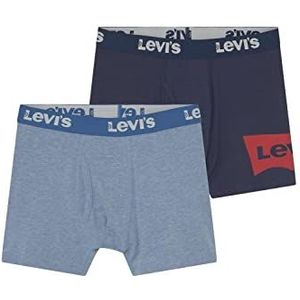 Levi's Kids Boxershort Batwing- set van 2 Donkerblauw/Lichtblauw