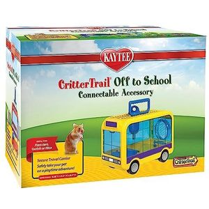 Kaytee CritterTrail Off to School, transportkooi voor hamsters, gerbils of huismuis