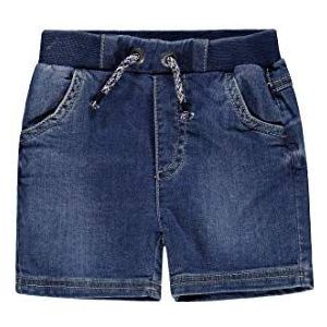Bellybutton mother nature & me Knitted Jeans Shorts voor jongens, blauw (Light Blue Denim | blue 0014), 128 cm