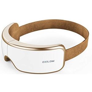 Oxilom Masseye 2 – ontspanningsmasker, perslucht gecontroleerd – massagebewegingen door trilling, warme compressie, muziektherapie voor het downloaden via USB-kabel, transporttas