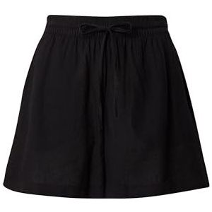 VERO MODA Shorts Elegant Short Lightweight Casual Summer Pants Bermuda Shorts, Colour:Black, Size:XS
