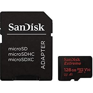 SanDisk Extreme MicroSDXC 128GB - 100MB/s - U3 V30 A1
