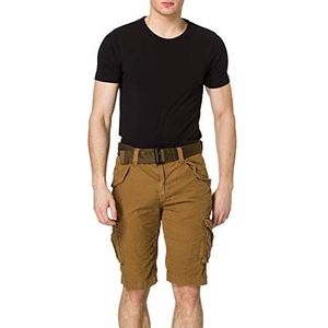Schott NYC Heren Short Militaire Bermuda shorts, bruin (marrone), 28