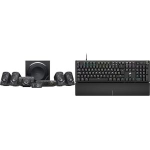 Logitech Surround Sound Luidsprekersysteem & CORSAIR K70 Core RGB Mechanisch Gaming
