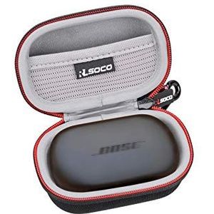 RLSOCO Case voor Bose QuietComfort oordopjes met ruisonderdrukking/Bose Sport Oordopjes-Echte draadloze oortelefoons - Zwart