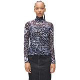 Karl Lagerfeld - A4W17016 - Blouse - Met Lange Mouwen - Mesh - Abstract Print