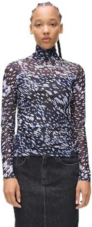 Karl Lagerfeld - A4W17016 - Blouse - Met Lange Mouwen - Mesh - Abstract Print