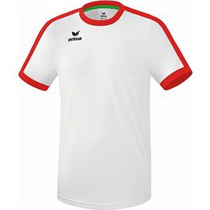 Erima uniseks-volwassene Retro Star shirt (3132130), wit/rood, XL