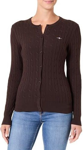 Gant - Gebreide Cardigan - Dames - Kabelpatroon