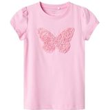 NAME IT Meisjes Nmfdetsi Ss Tunic Box, Pink Frosting, 104
