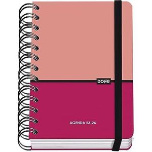 Dohe - Schoolagenda 2023-2024 – A6 – dagpagina – roze – DUO