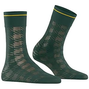 FALKE Dames Visual Style Sokken Fijn 25 DEN transparant patroon 1 paar, groen (Pine Grove 7337), 35-38 EU
