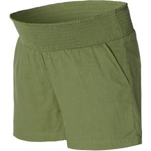 ESPRIT Maternity Dames Woven Under The Belly Shorts, olijfgroen - 310, 44