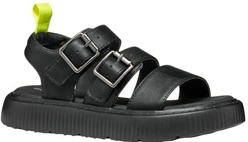 GEOX - Sandalen - Zwart - Met Plateau - Flexibele Zool